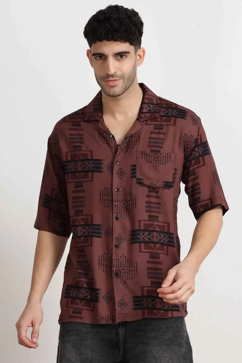 Rayon Slim Fit Shirt for Men