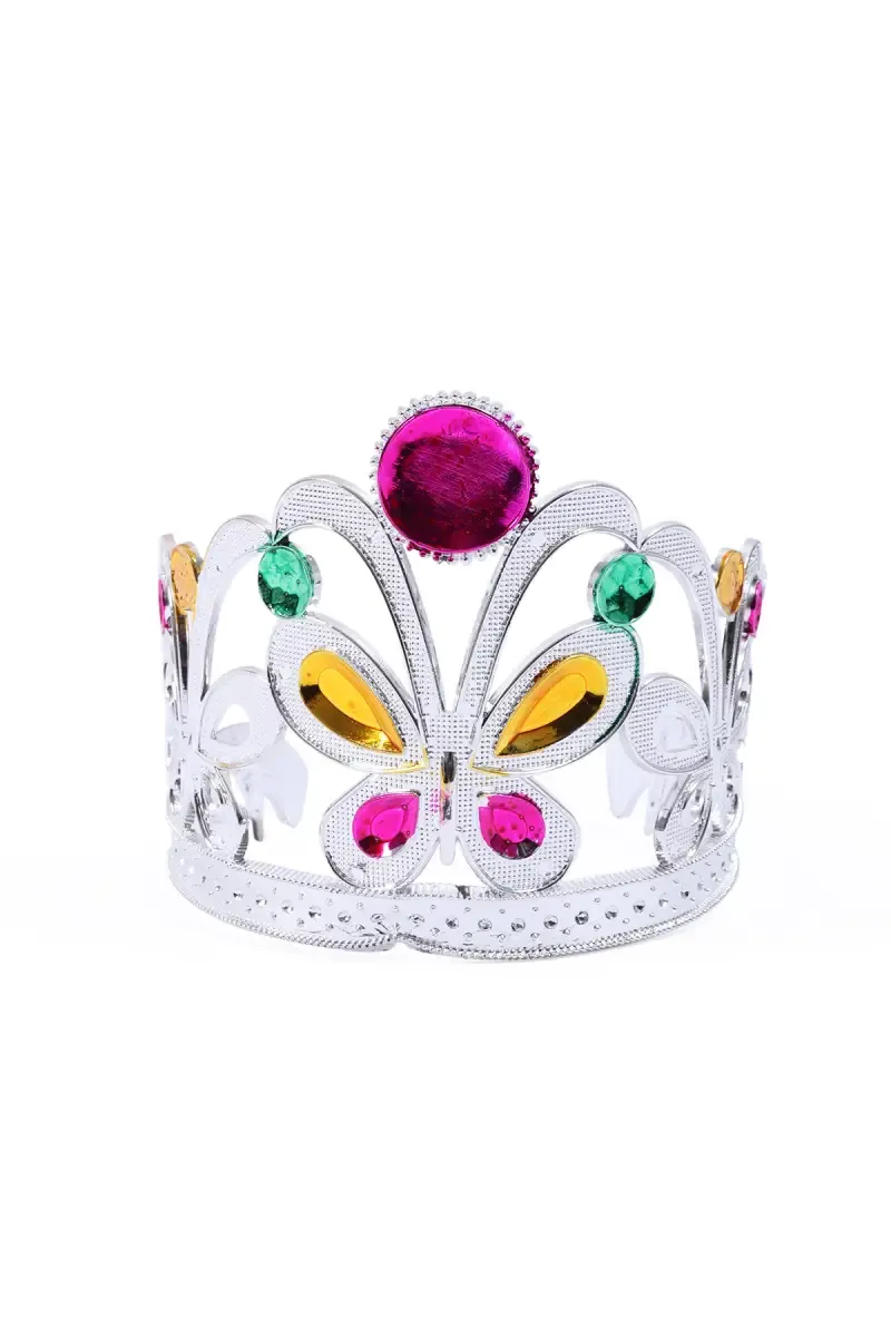 Butterfly Party Crown for Kids (Silver)- Small