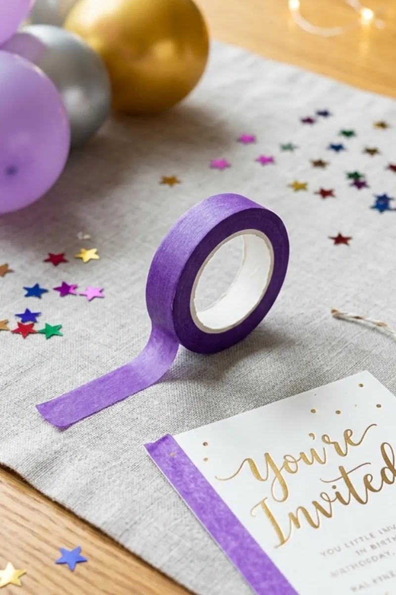 Balloon Decoration Ribbon- Small (5mm 10mtr) Purple
