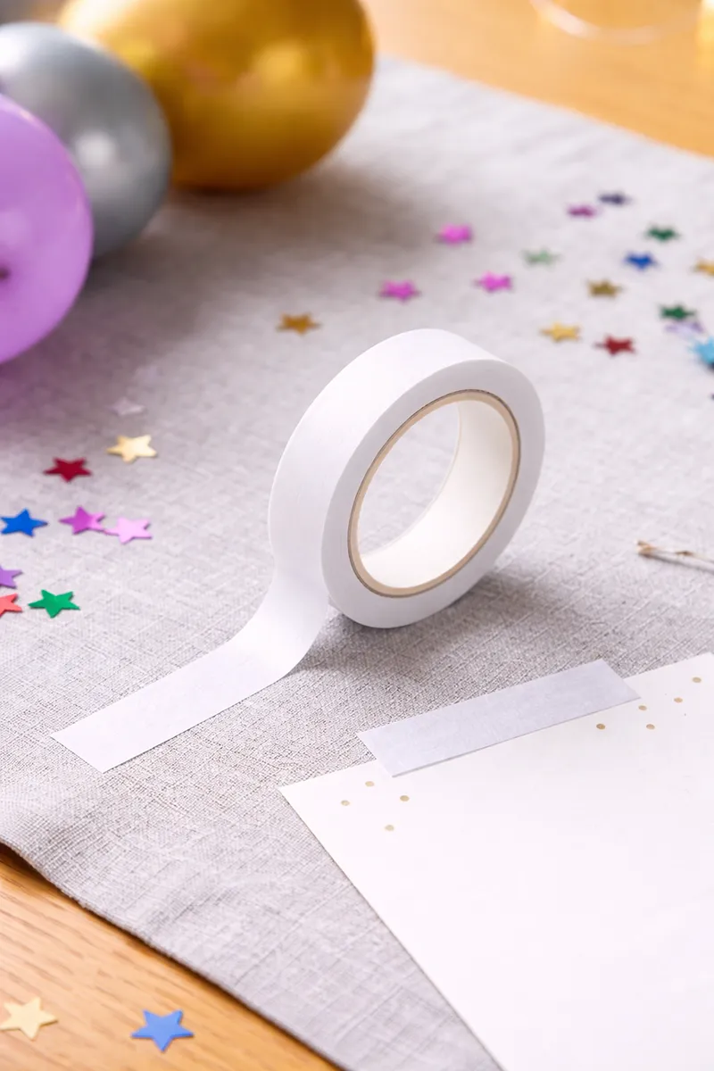 Balloon Decoration Ribbon - Small (5mm 10mtr) White