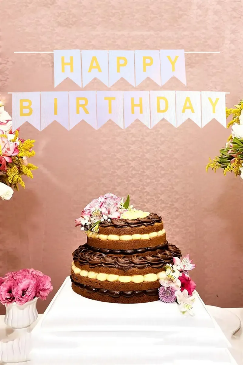 Happy Birthday Banner (Silver) 027629SIL2
