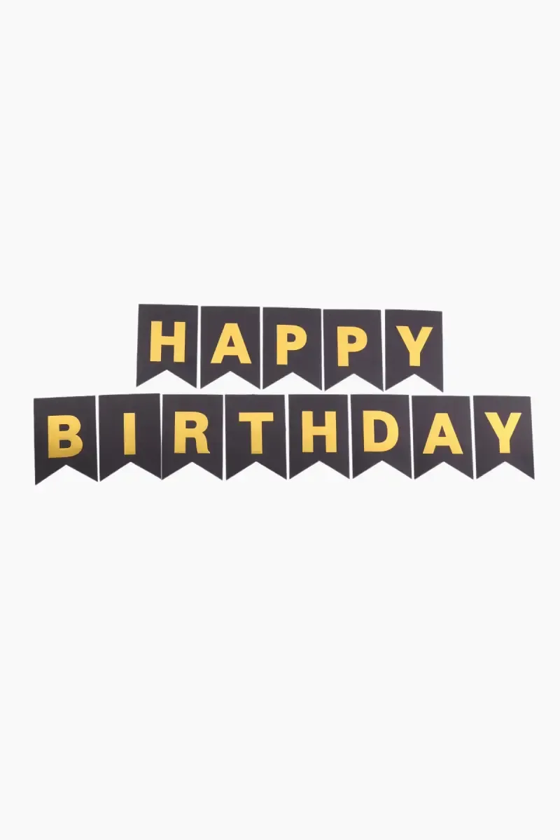 Happy Birthday Letter Banner - 13 Pcs 027718BLA2