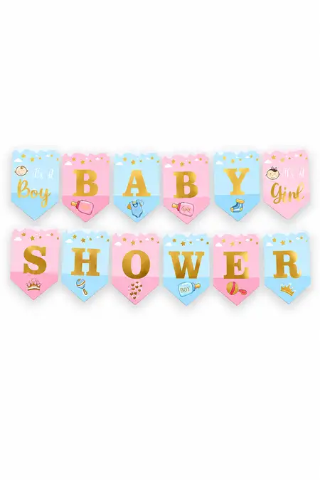 Baby Shower Paper Banner