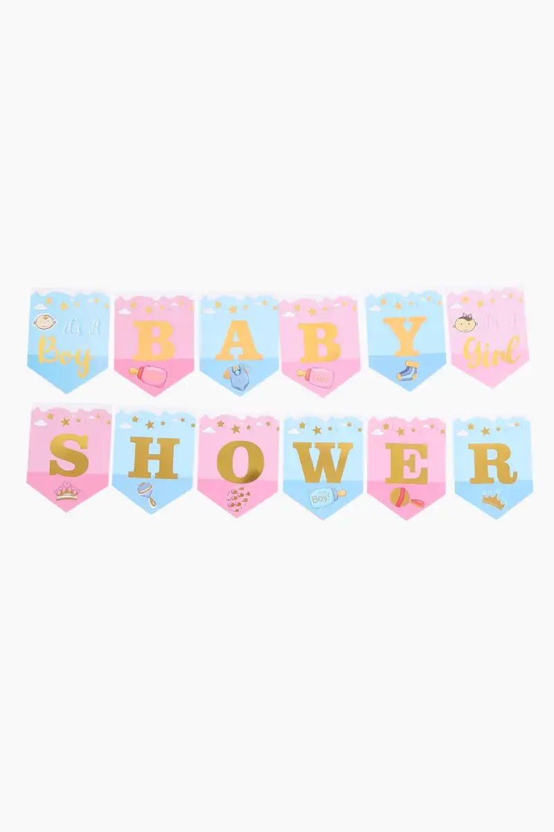 Baby Shower Paper Banner
