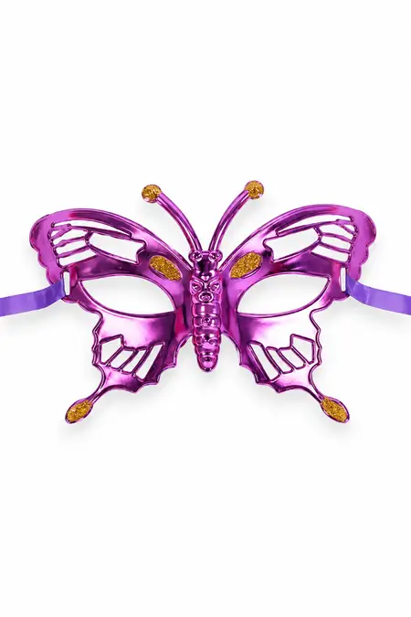 Butterfly Eye Mask for Party, Reusable (Purple) 027752PUR
