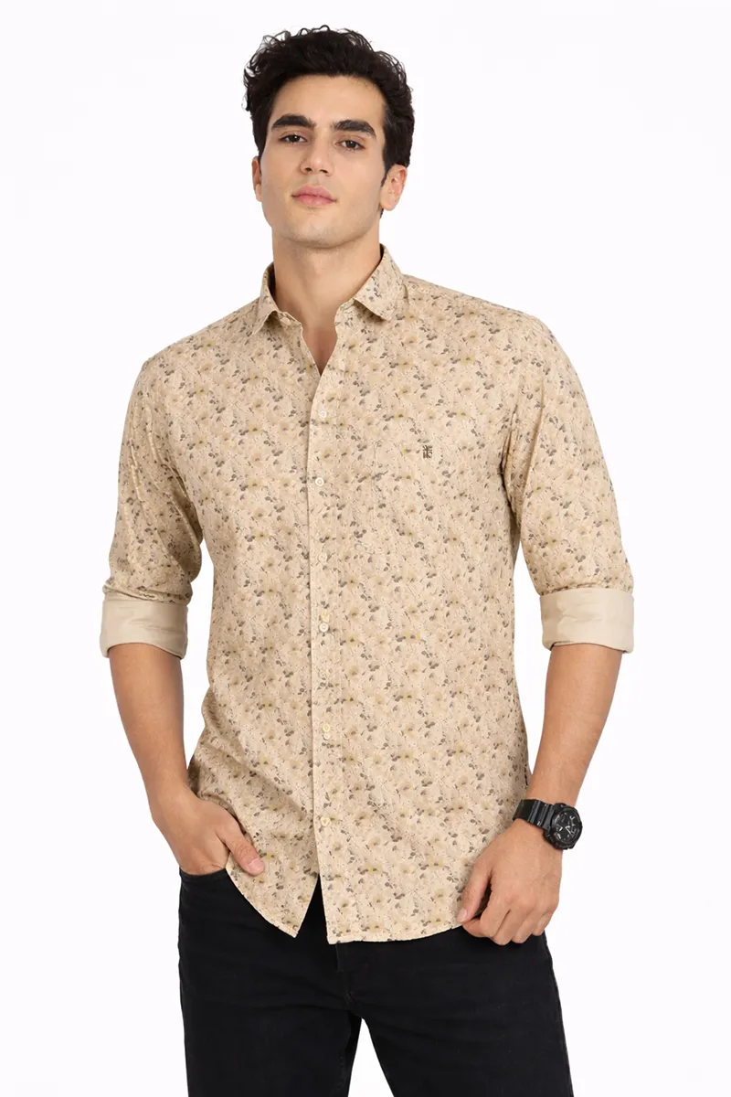 Cotton Printed Casual Shirt for Men 027783BEIM