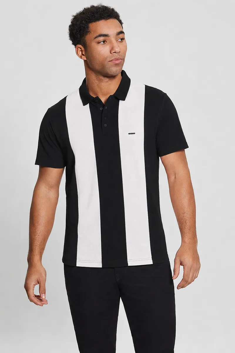 Striped Polo T-shirt for Men 027832MBLA