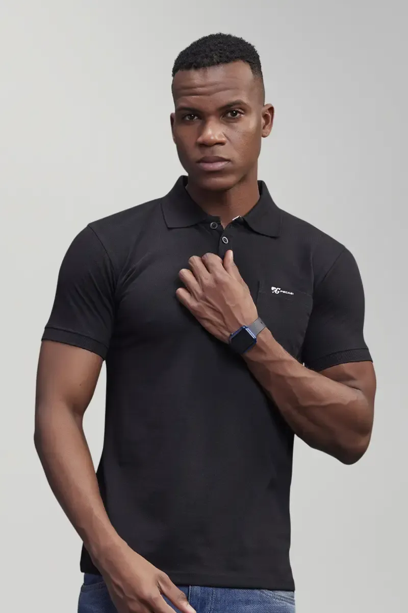 Men's Cotton Blend Polo T-shirt