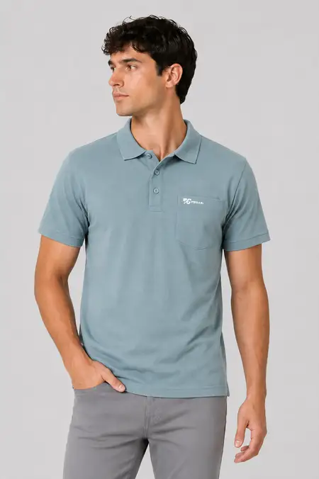 Men's Cotton Blend Polo T-shirt