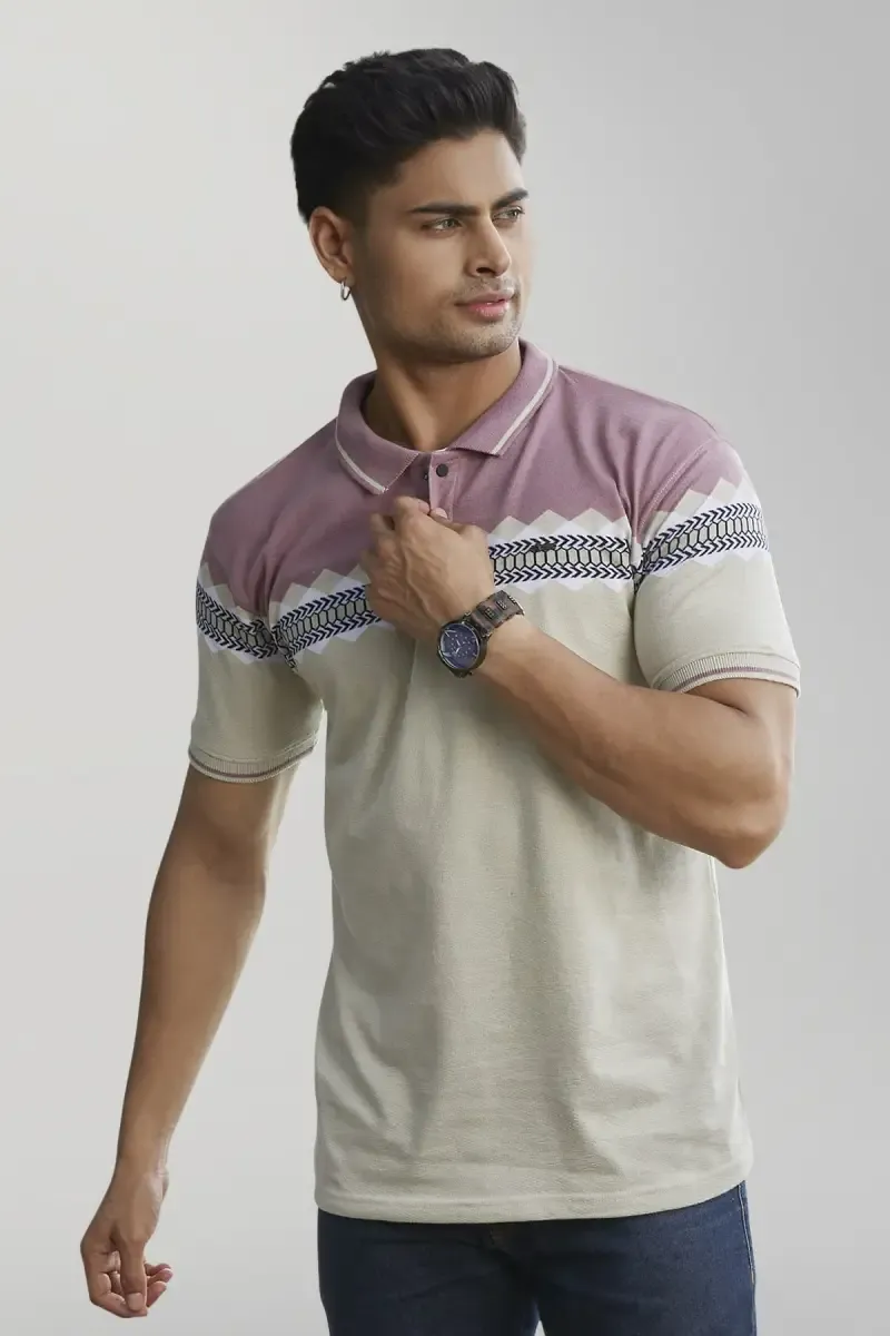 Printed Polo T-shirt for Men 0278592XLCRE