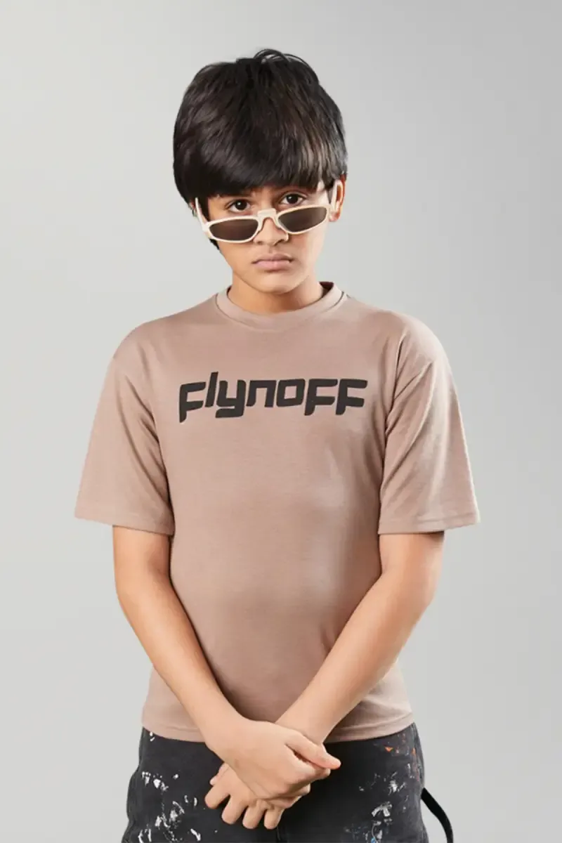 Boy's Printed Regular Fit T-shirt 027871910YRSBRO