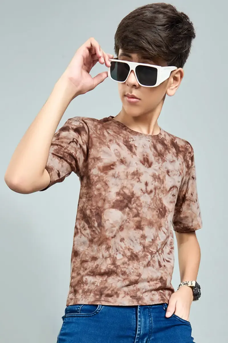 Tie & Dye Casual T-shirt for Boys