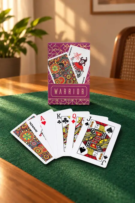 Warrior Designer Playing Cards – (Mandala Theme)