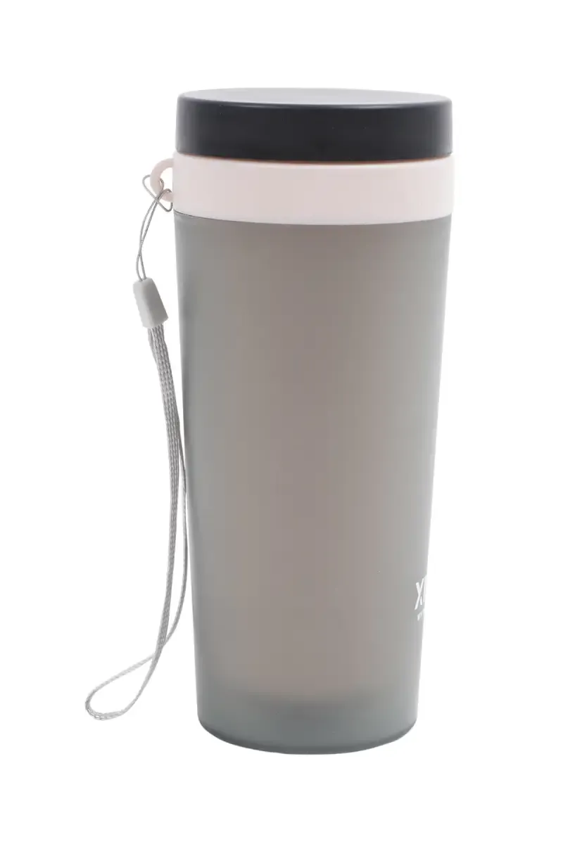 Plastic Cylindric Water Bottle - 300 ml 027981BLA300ML