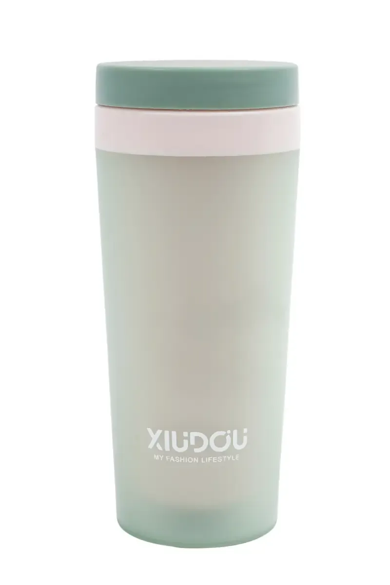 Plastic Cylindric Water Bottle - 300 ml