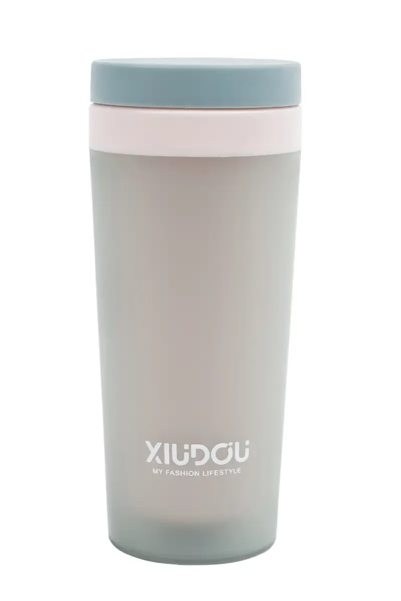 Plastic Cylindric Water Bottle - 300 ml
