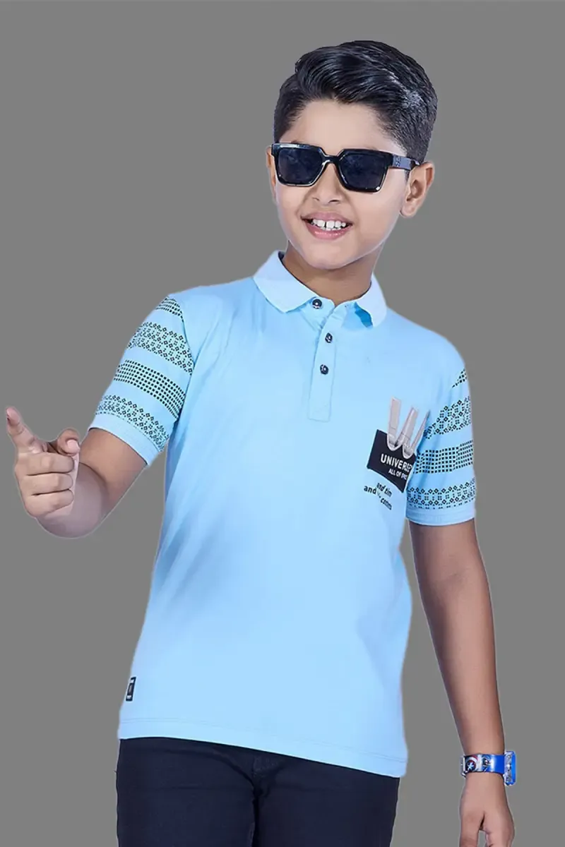 Boy's Regular Fit Printed T-shirt