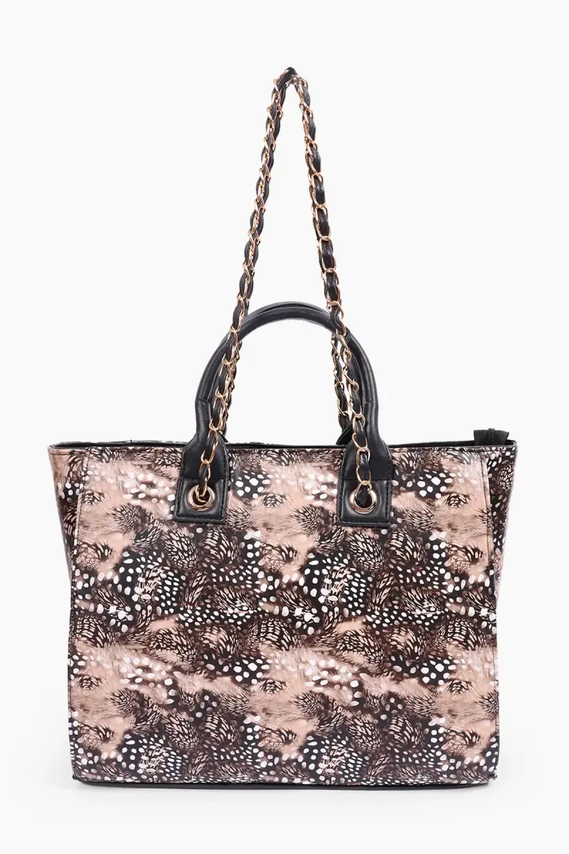 Printed Premium Hand Bag with Detachable Strap for Women 028041DARBRO