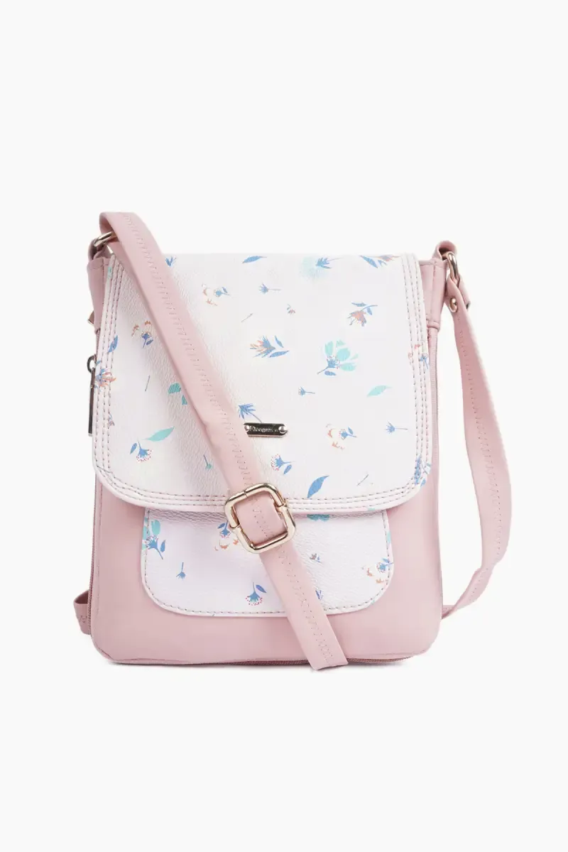 Floral Printed Premium Sling Bag for Women 028104PIN