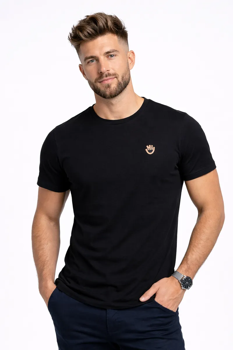 Men's Cotton Solid Casual T-shirt