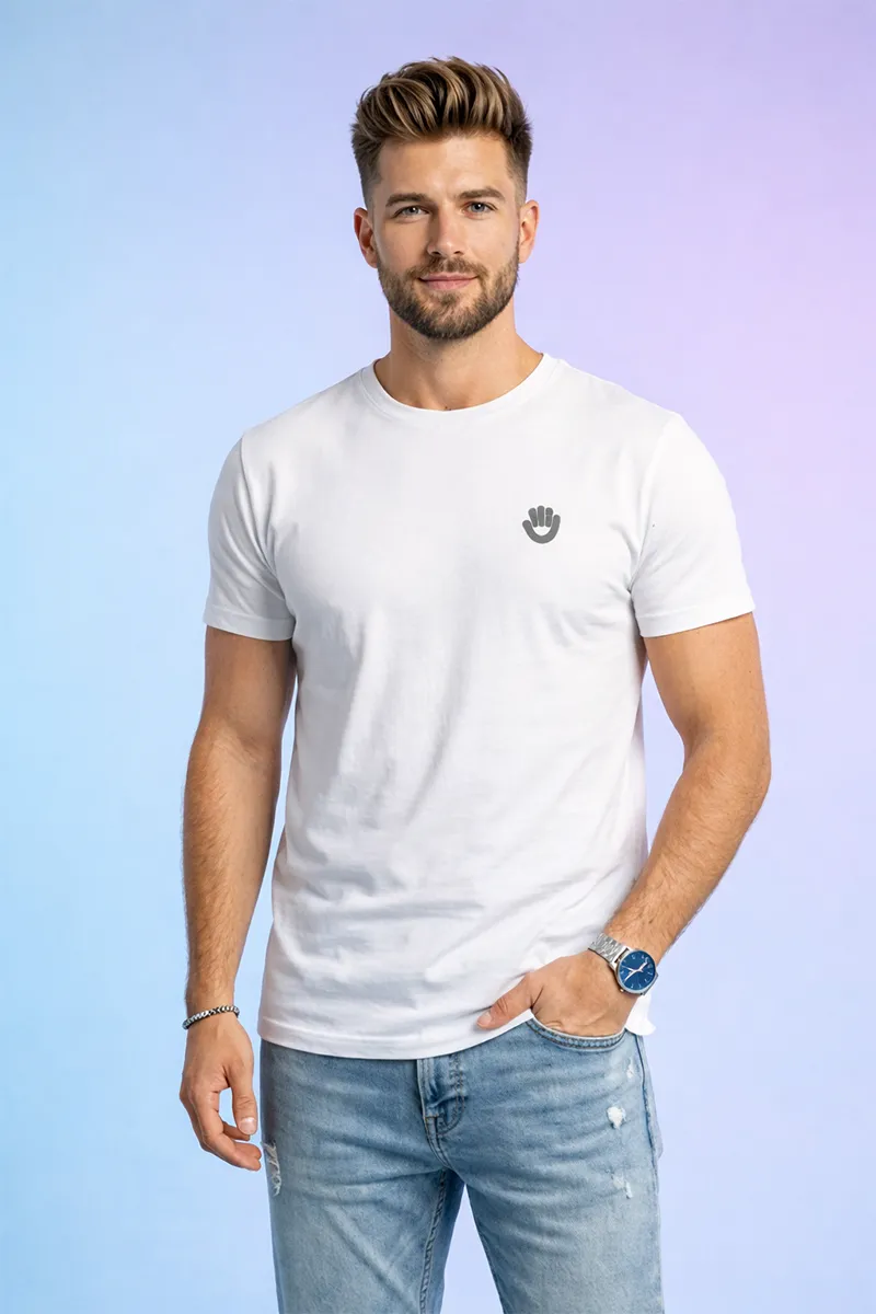 Men's Cotton Solid Casual T-shirt