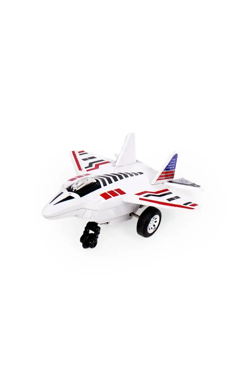 Fly High Raptor Press and Go Action Plane Toy - (White) 028189WHI