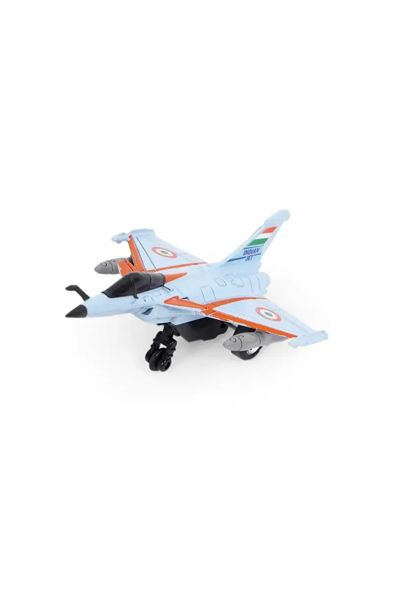 RFL Fighter Jet Press & Go Toy – Blue