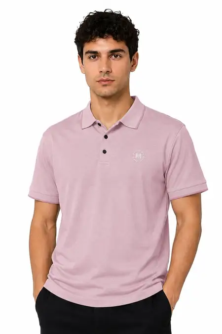 Cotton Regular Fit Polo T-shirt for Men 028207MDUSPIN
