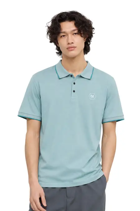 Cotton Regular Fit Polo T-shirt for Men 028207MGRE