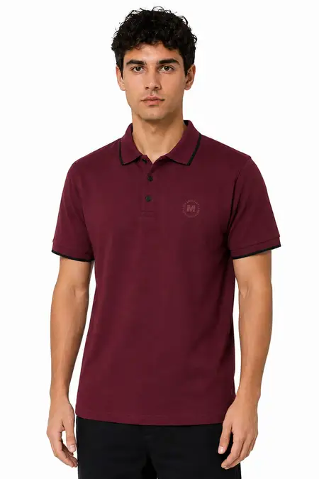 Cotton Regular Fit Polo T-shirt for Men