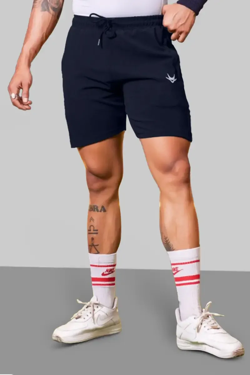 Men's Poly Blend Regular Fit Shorts