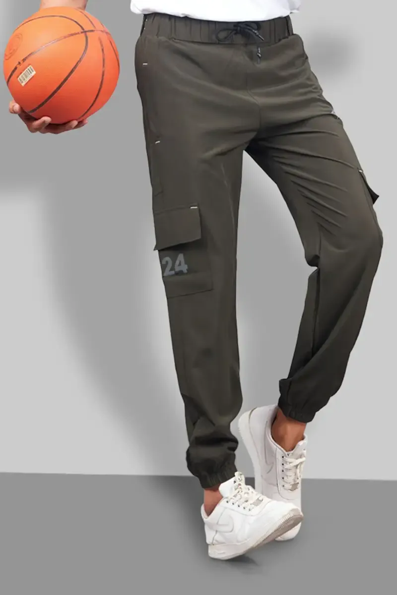 Men's Mid-Rise Regular Fit Joggers 028255OLIL