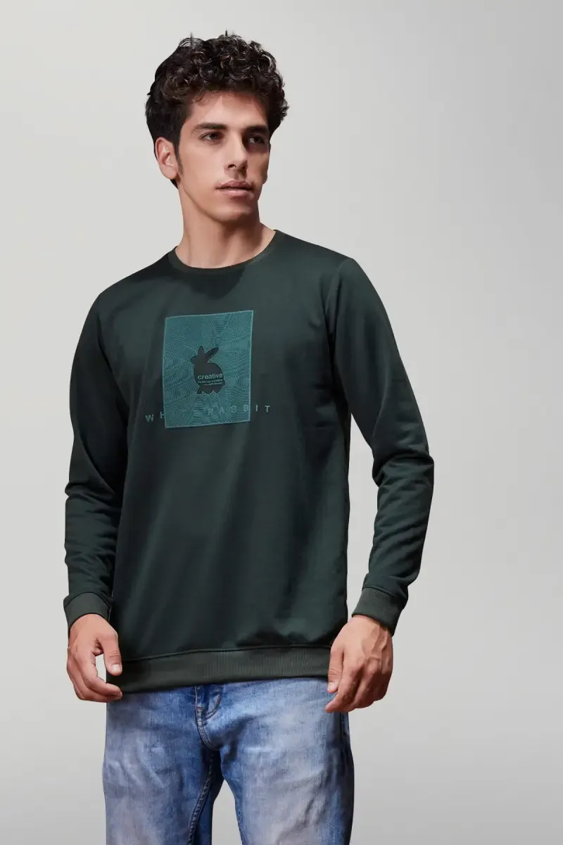 Cotton Blend Embossed T-shirt for Men