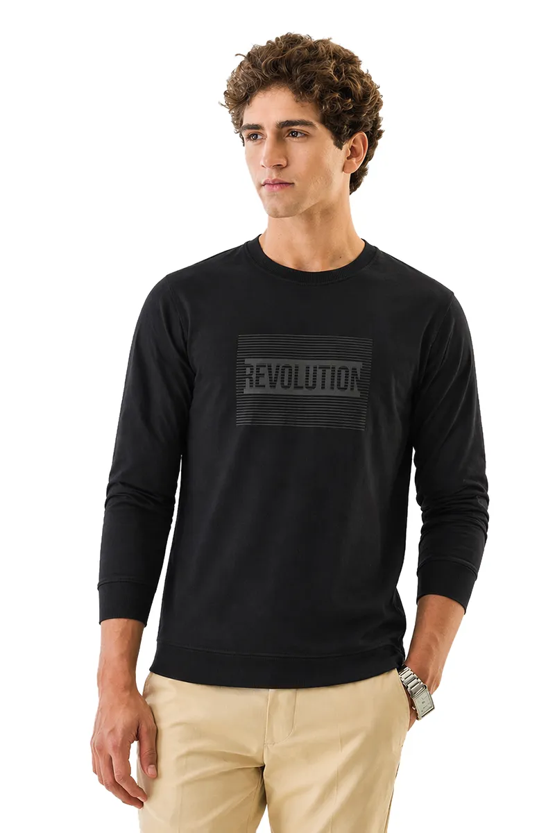 Men's Printed Round Neck Sweatshirts