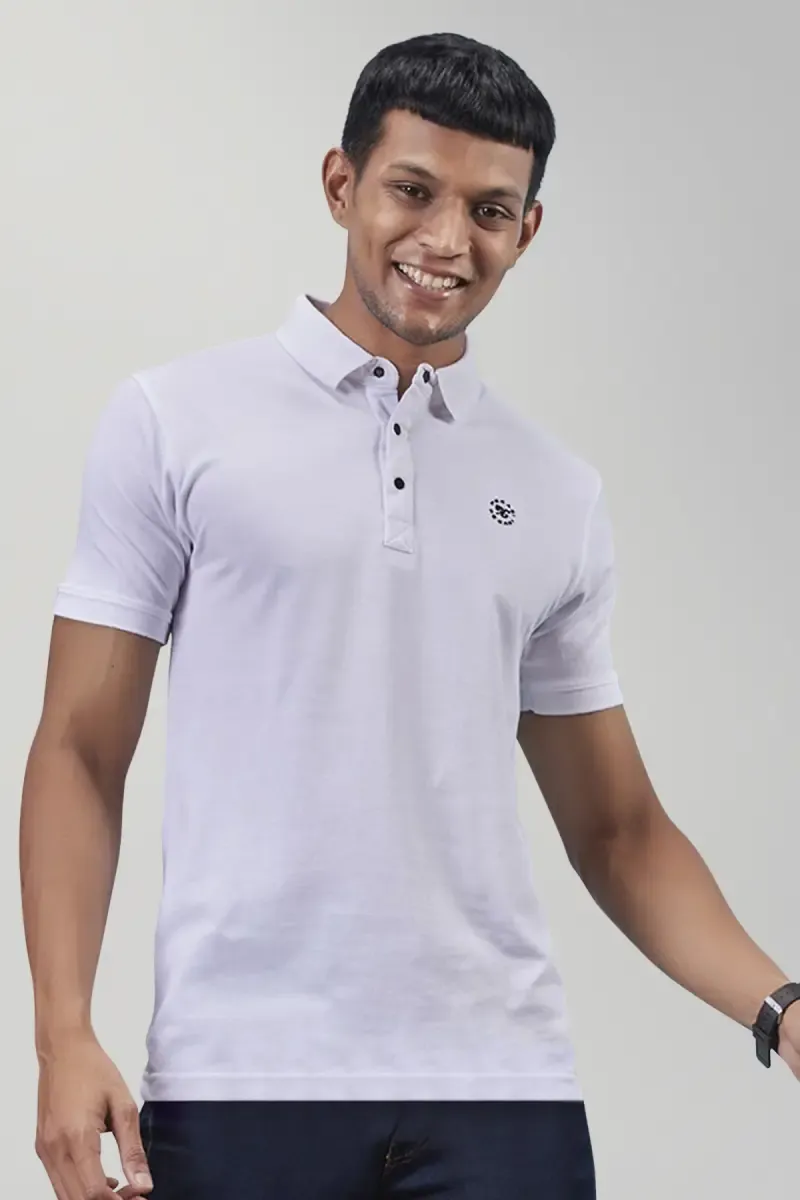 Men's Cotton Blend Polo T-shirt