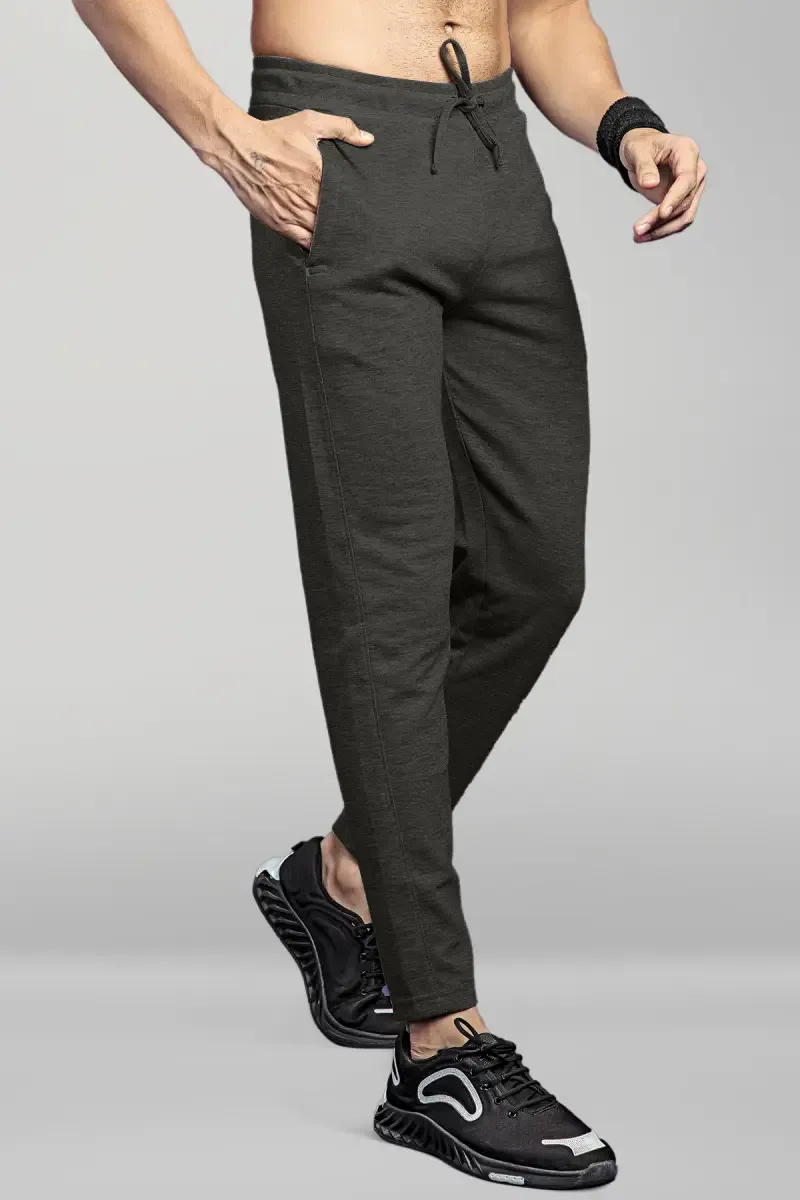 Solid Regular Fit Track Pants for Men