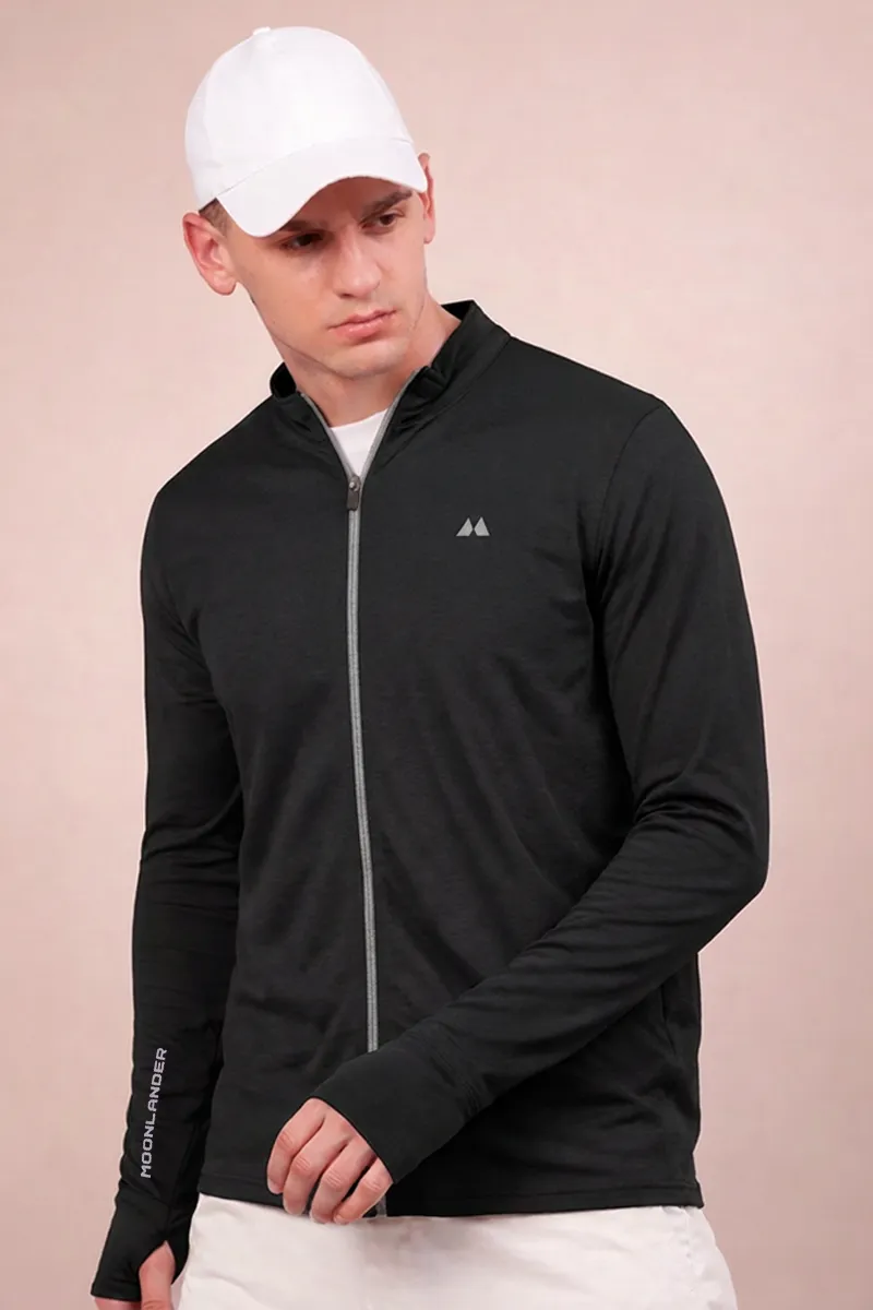 Men's Outdoor Jacket for Travel,Sports,Gym & Trekking 028486BLAXL