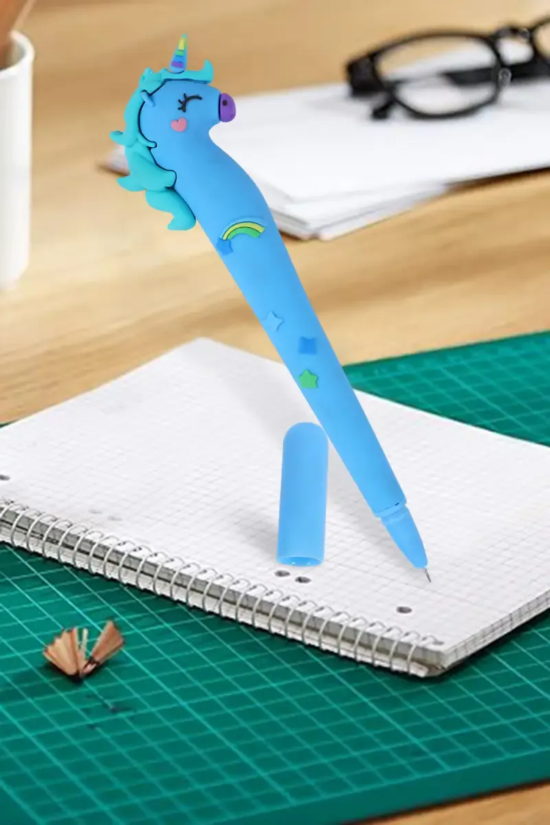 Unicorn Horse Gel Pen (Blue) - Pack of 1 028527BLUPACOF1