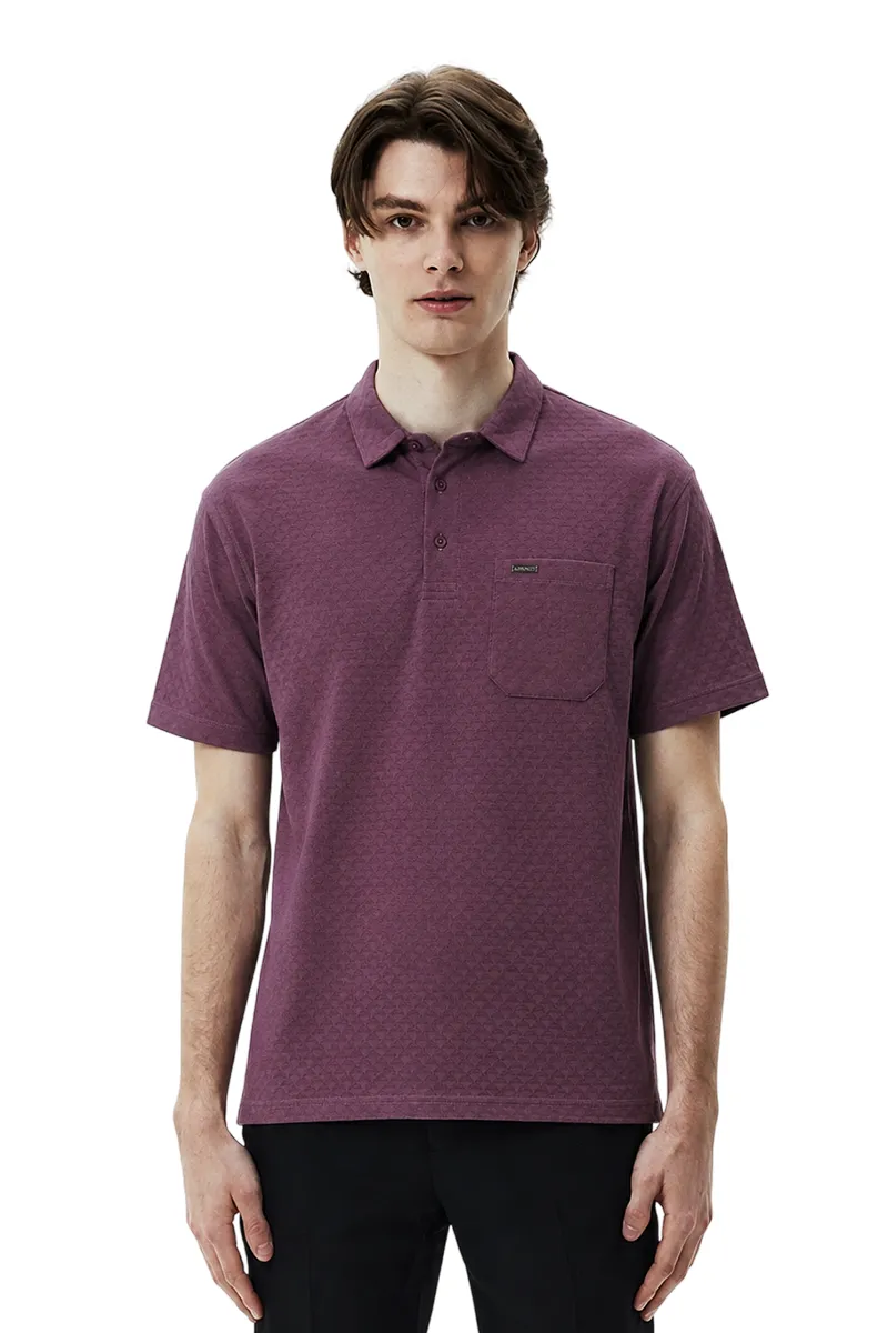 Men's Cotton Polo Neck T-shirt