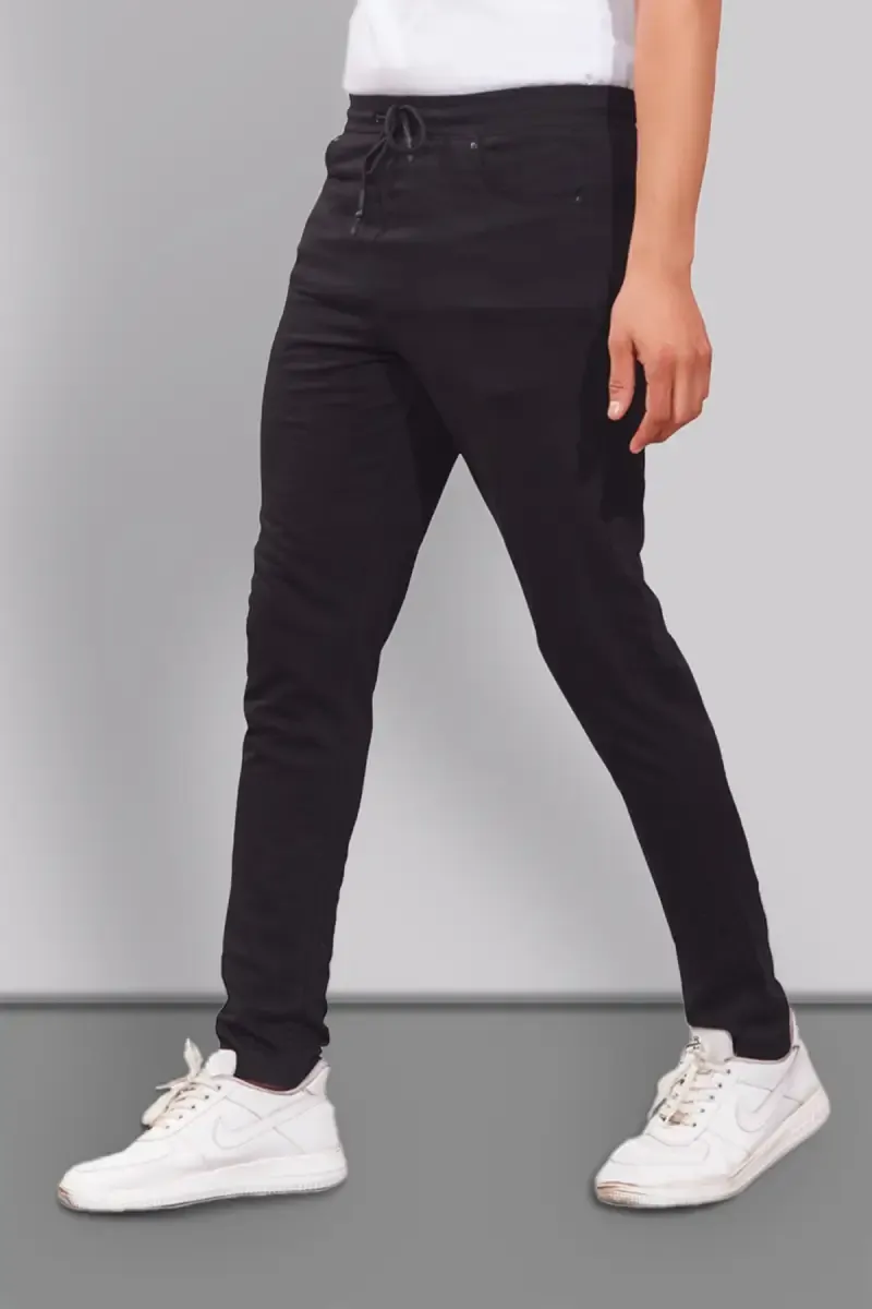 Men's Solid Regular Fit Track Pants  028562BLA3XL