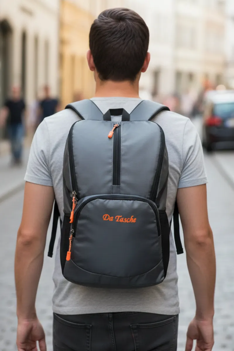 15 L Waterproof Solid Casual Backpack for Unisex 028622GRE