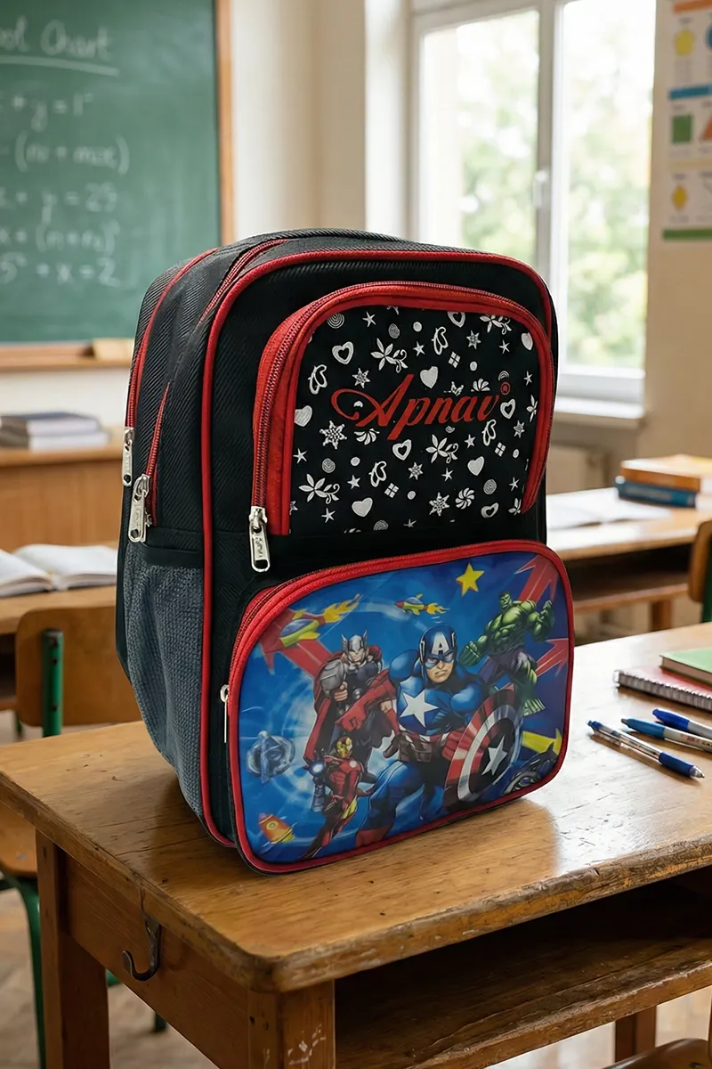 20 L Waterproof Avengers School Bag for Kids