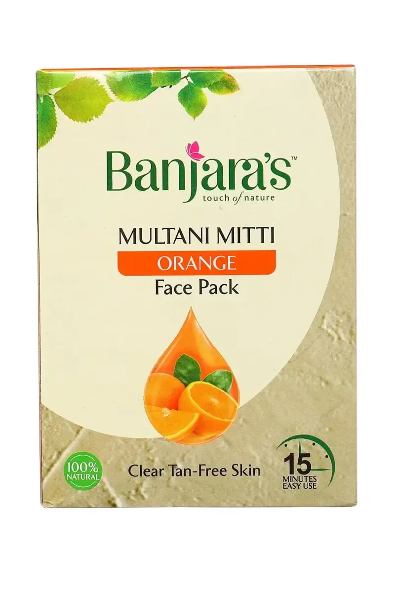 Banjara's Orange Multani Mitti Face Pack-100g