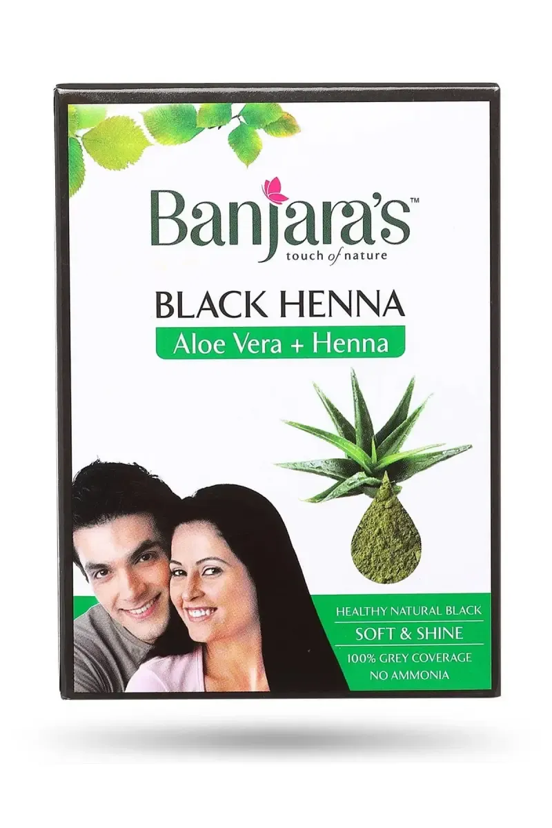 Banjara's Black Henna with Aloe Vera-50g