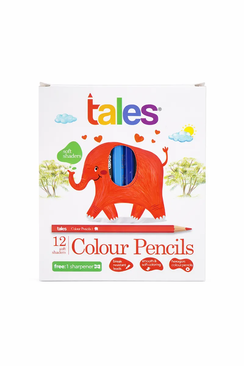 12 Color Pencils (Multicolor) - Pack of 12