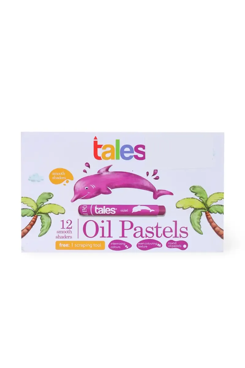 12 Shades Oil Pastel (Multicolor) - Pack of 1