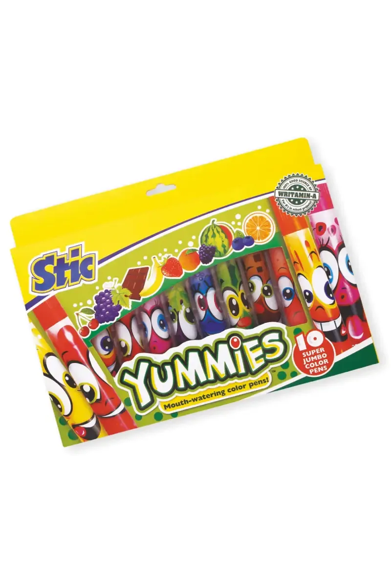 Stic Yummies Scented Color Pens 10 Shades (Multicolor) - Pack of 10