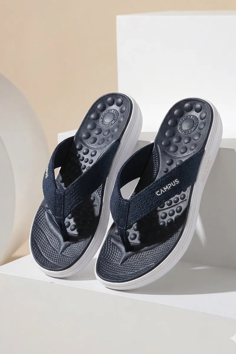 Comfortable Flip Flops with Massage Sole for Women 0286958NAVBLU