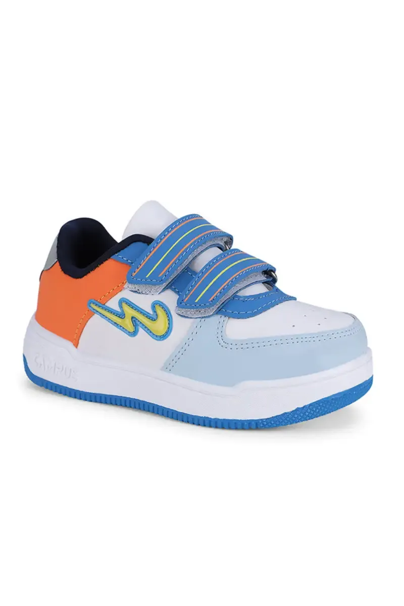 Colourblocked Velcro Sneakers for Kids