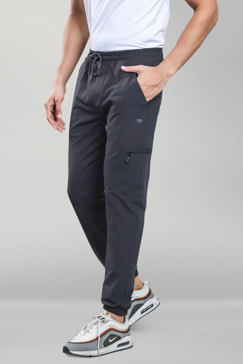 Men's Cotton Regular Fit Track Pant 028705GREXXL